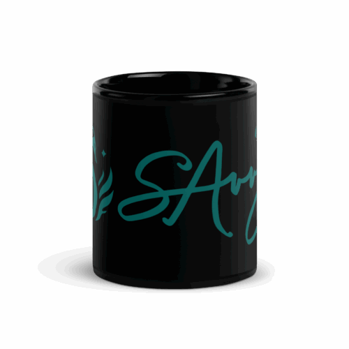 Black SAvvy Mug - Image 3