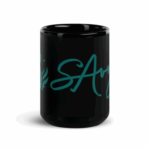 Black SAvvy Mug - Image 6