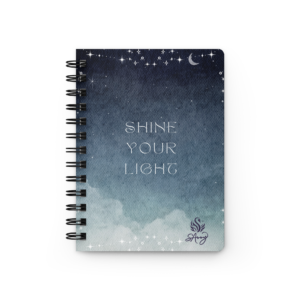 "Shine Your Light" Spiral bound journal